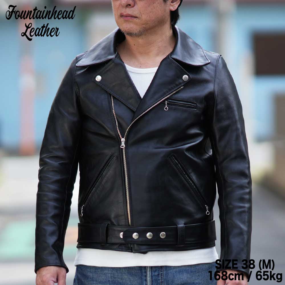 2026AWͽ����/ OMICRON (34-42) / BLACK /  FOUNTAINHEAD LEATHER �ե�����ƥ�إåɥ쥶��
