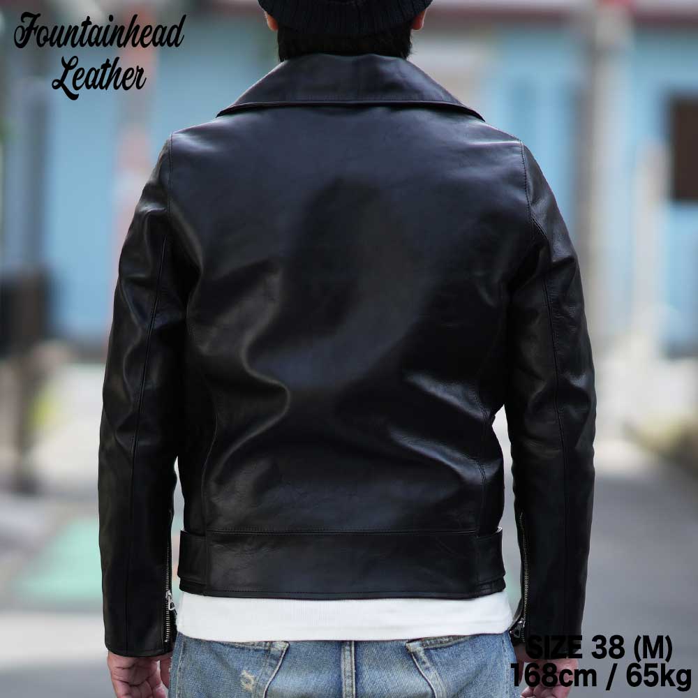2026AWͽ����/ OMICRON (34-42) / BLACK /  FOUNTAINHEAD LEATHER �ե�����ƥ�إåɥ쥶��