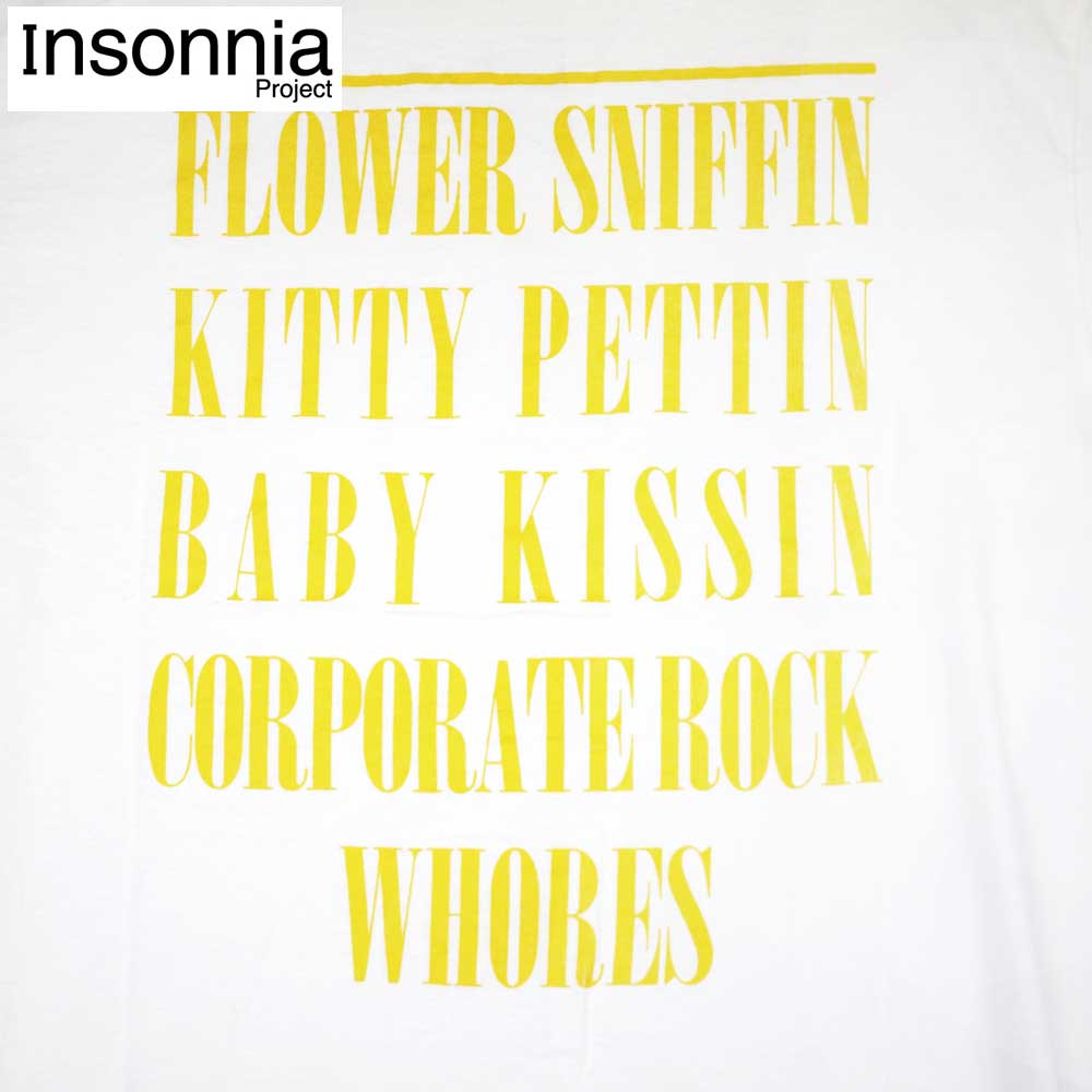 INSONNIA PROJECTS ���󥽥˥��ץ��������� NIRVANA "SMILE" / WHITE