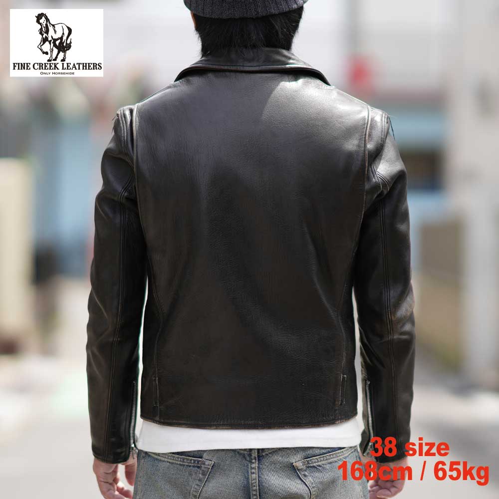 ͽ����2026SS FCJK015 Leon Custom / BLACK / FINECREEK LEATHERS �ե����󥯥꡼���쥶����