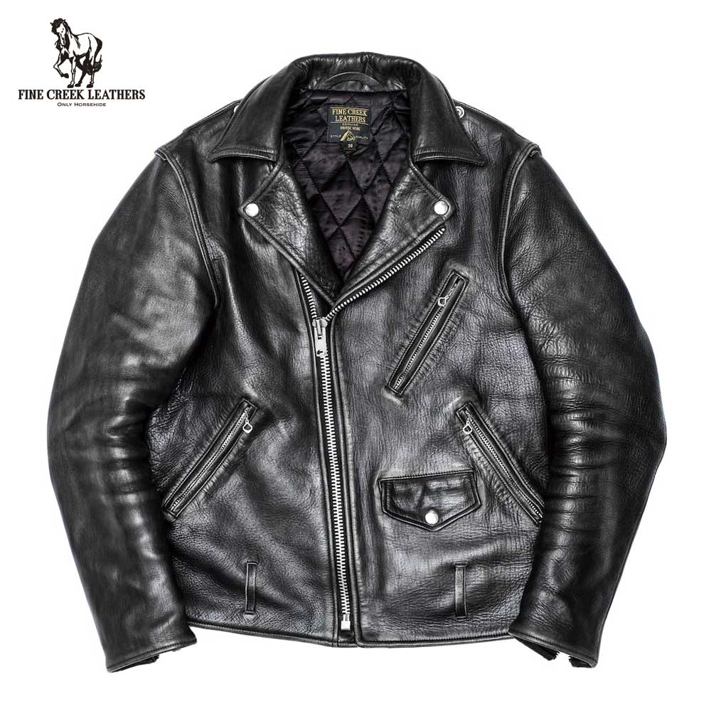ͽ����2026SS FCJK015 Leon Custom / BLACK / FINECREEK LEATHERS �ե����󥯥꡼���쥶����