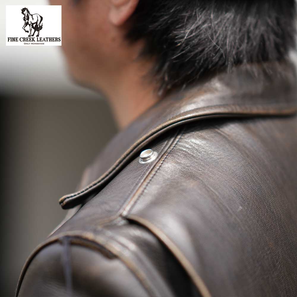 ͽ����2026SS FCJK015 Leon Custom / BLACK / FINECREEK LEATHERS �ե����󥯥꡼���쥶����