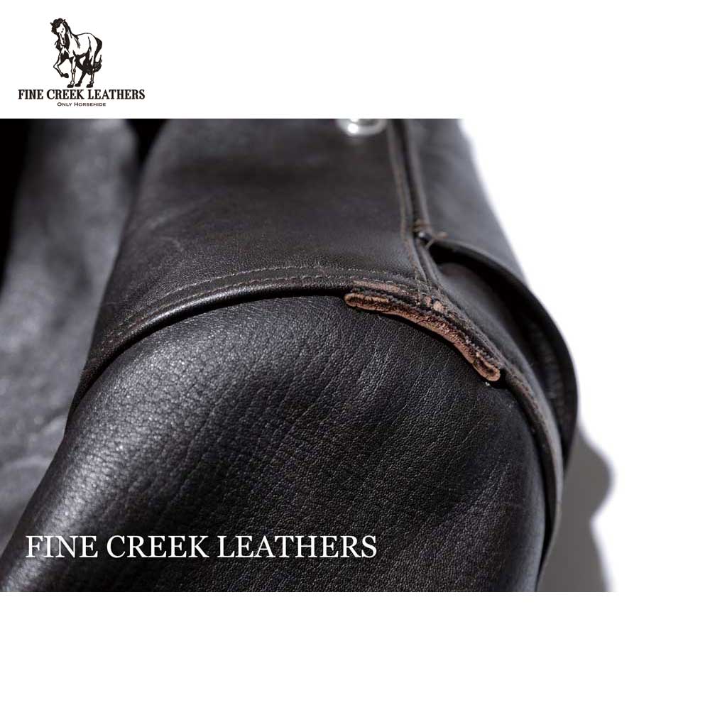 ͽ����2026SS FCJK015 Leon Custom / BLACK / FINECREEK LEATHERS �ե����󥯥꡼���쥶����