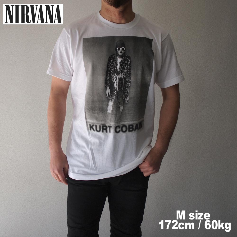 " LEOPARD PHOTO " " KURT COBAIN  " Tee