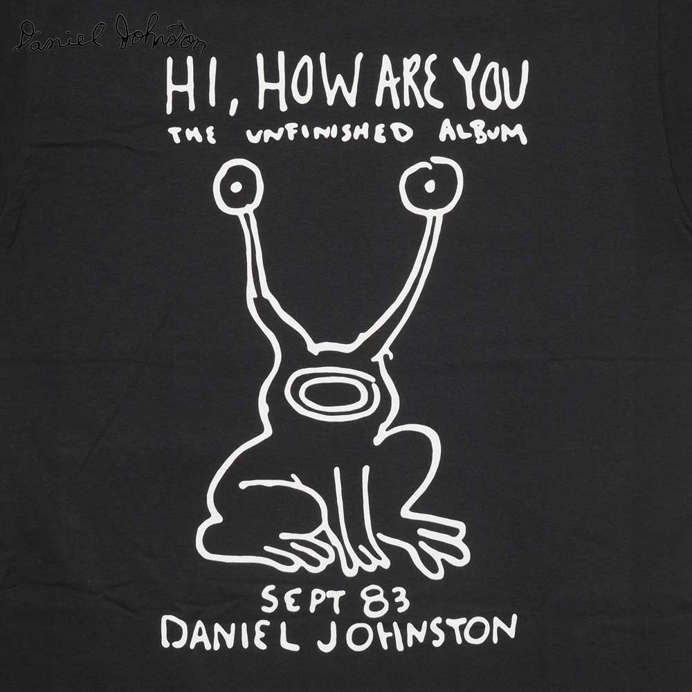 DANIEL JOHNSTON ���˥��롦����󥹥ȥ� "HI HOW ARE YOU?" ���硼�ȥ��꡼��T����� / BLACK