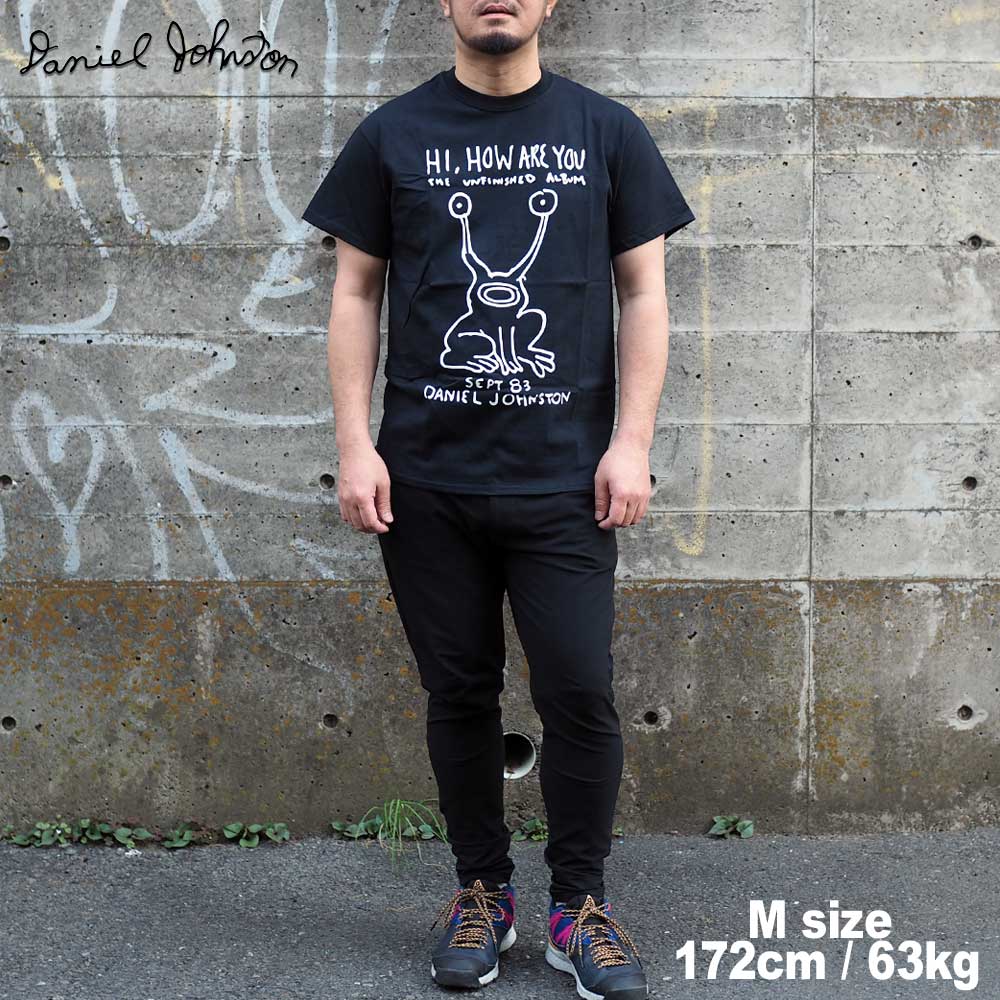 DANIEL JOHNSTON ���˥��롦����󥹥ȥ� "HI HOW ARE YOU?" ���硼�ȥ��꡼��T����� / BLACK