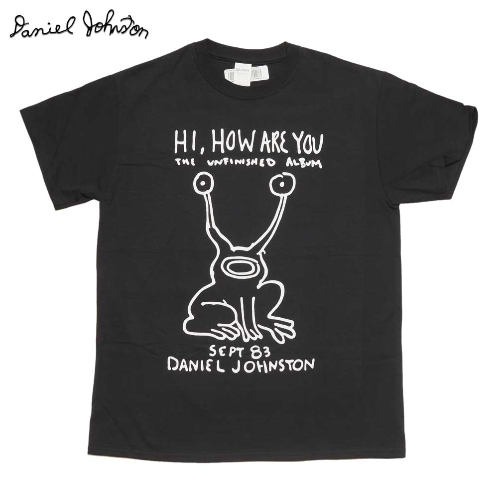 DANIEL JOHNSTON ���˥��롦����󥹥ȥ� "HI HOW ARE YOU?" ���硼�ȥ��꡼��T����� / BLACK