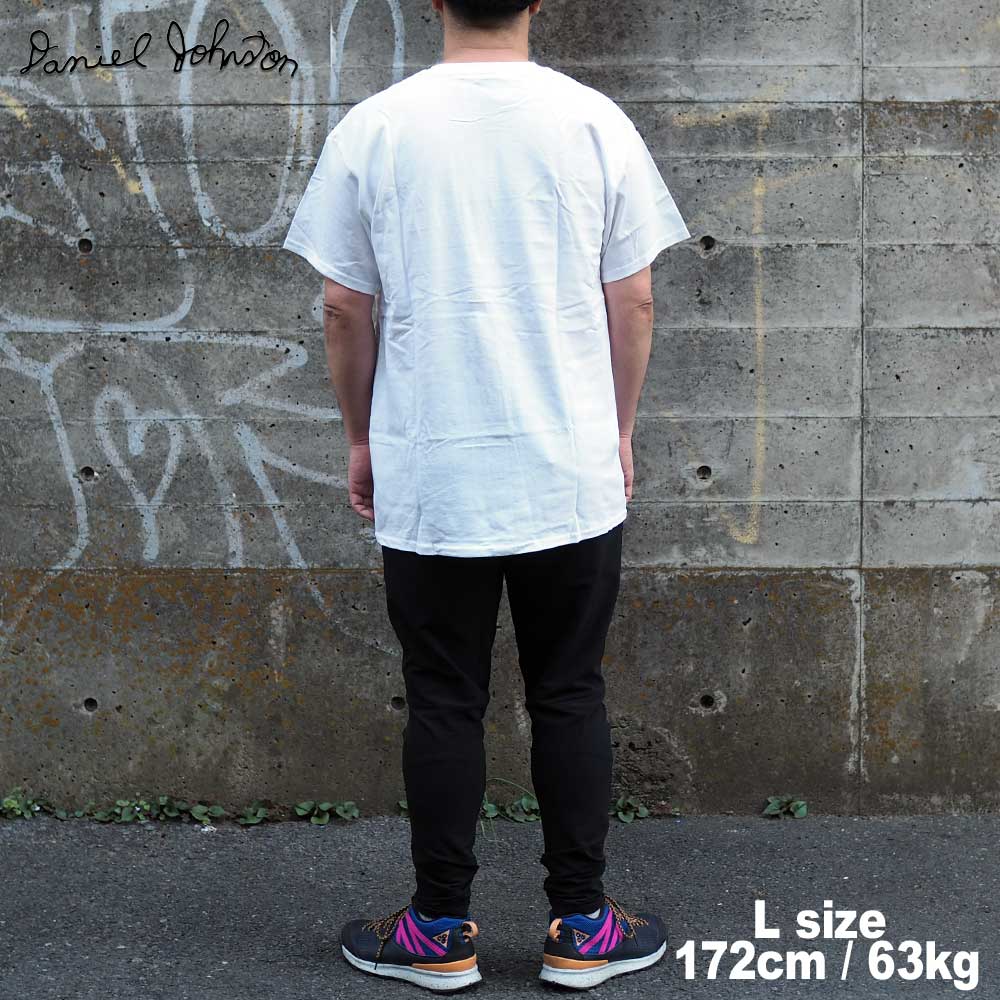 DANIEL JOHNSTON ���˥��롦����󥹥ȥ� "HI HOW ARE YOU?" ���硼�ȥ��꡼��T����� / WHITE