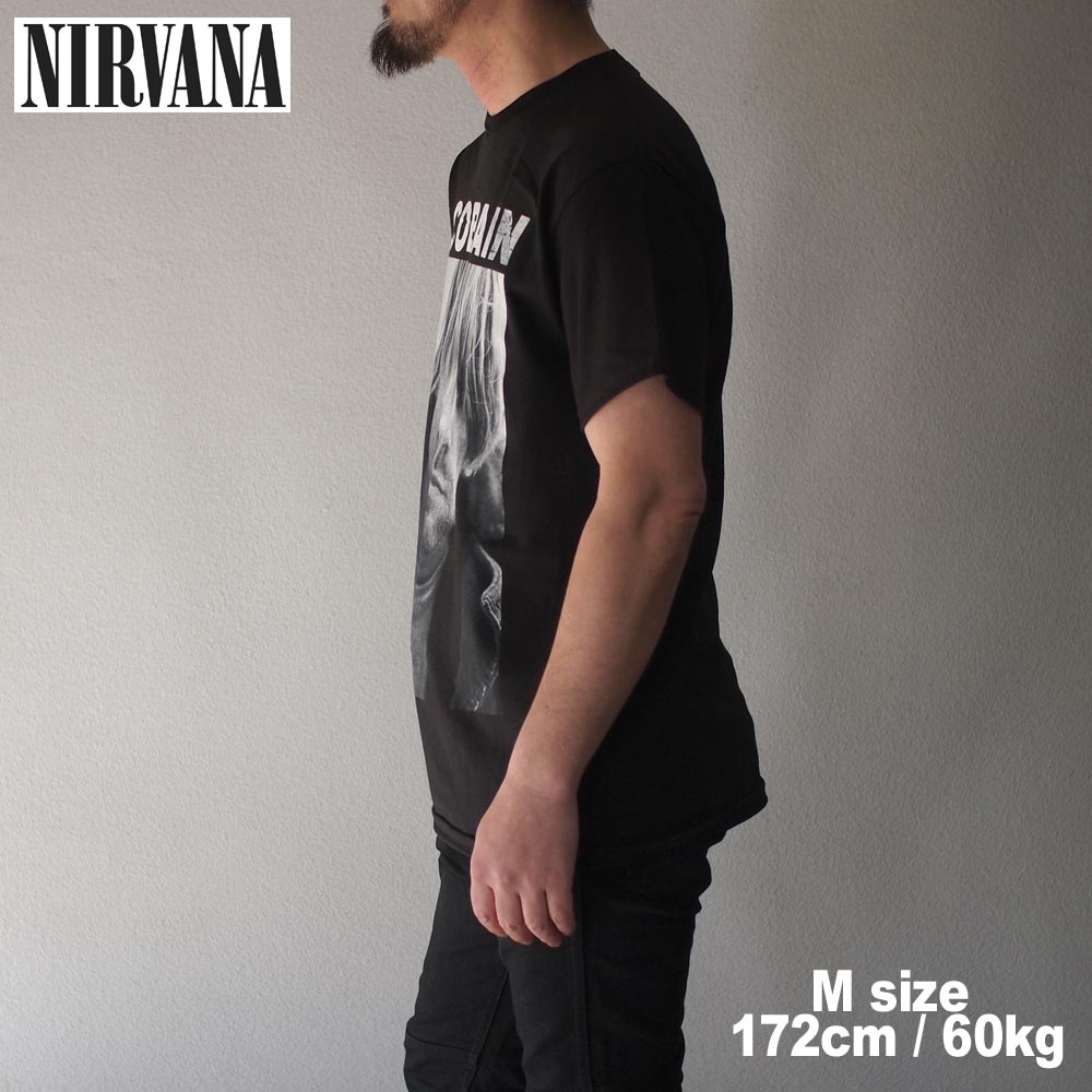 " EYE LINER PHOTO " " KURT COBAIN  " Tee