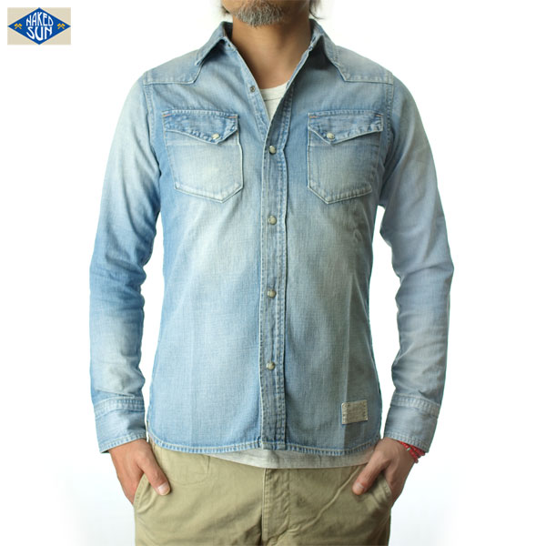 NAKED SUN / 27MW WESTERN DENIM SHIRTS ( USED-2 )