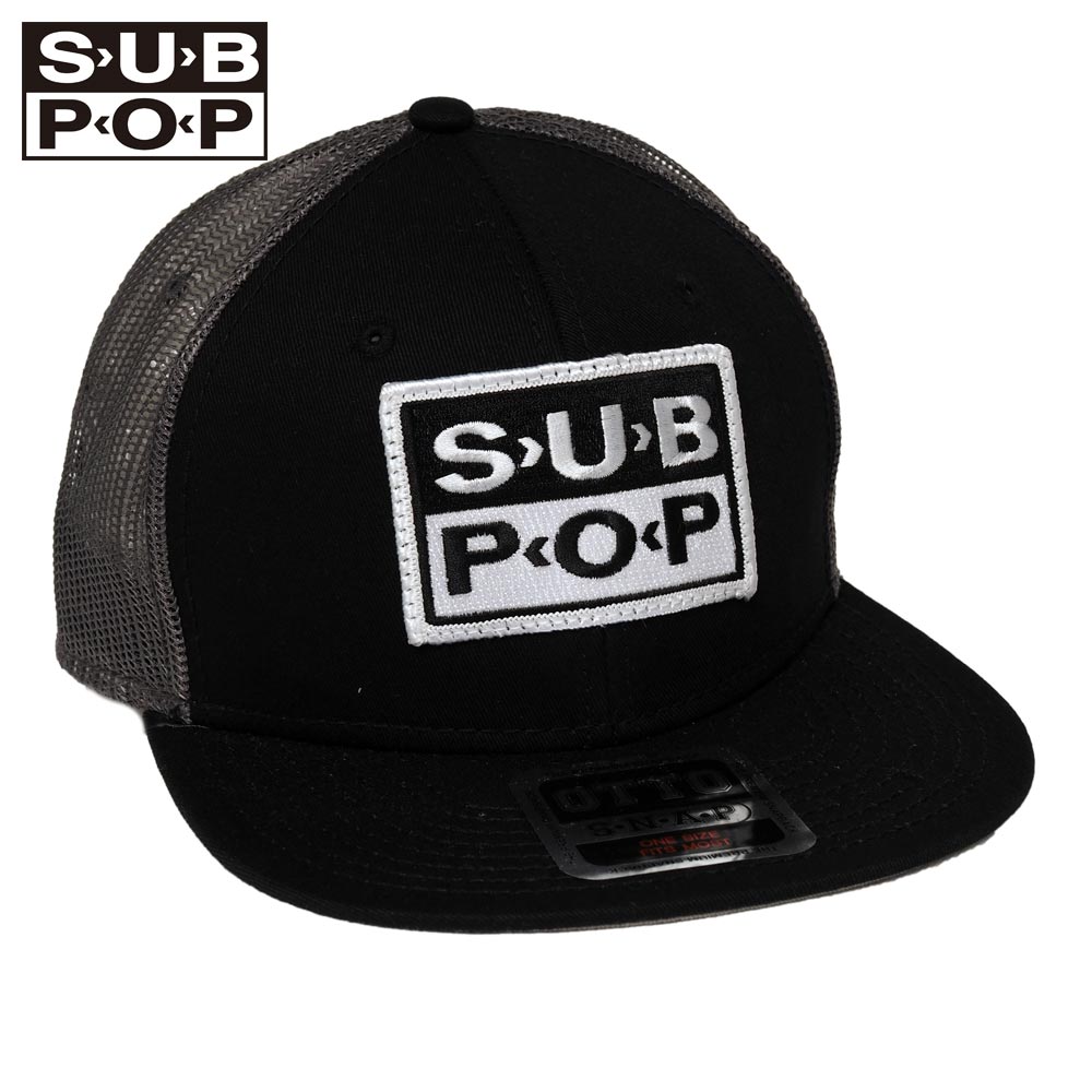 SUB POP TRUCK CAP "PATCH" / BLACK