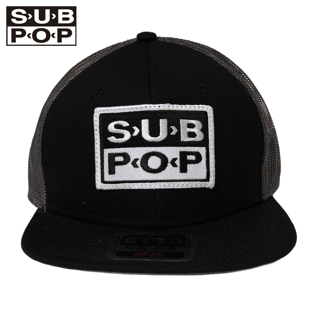 SUB POP TRUCK CAP "PATCH" / BLACK