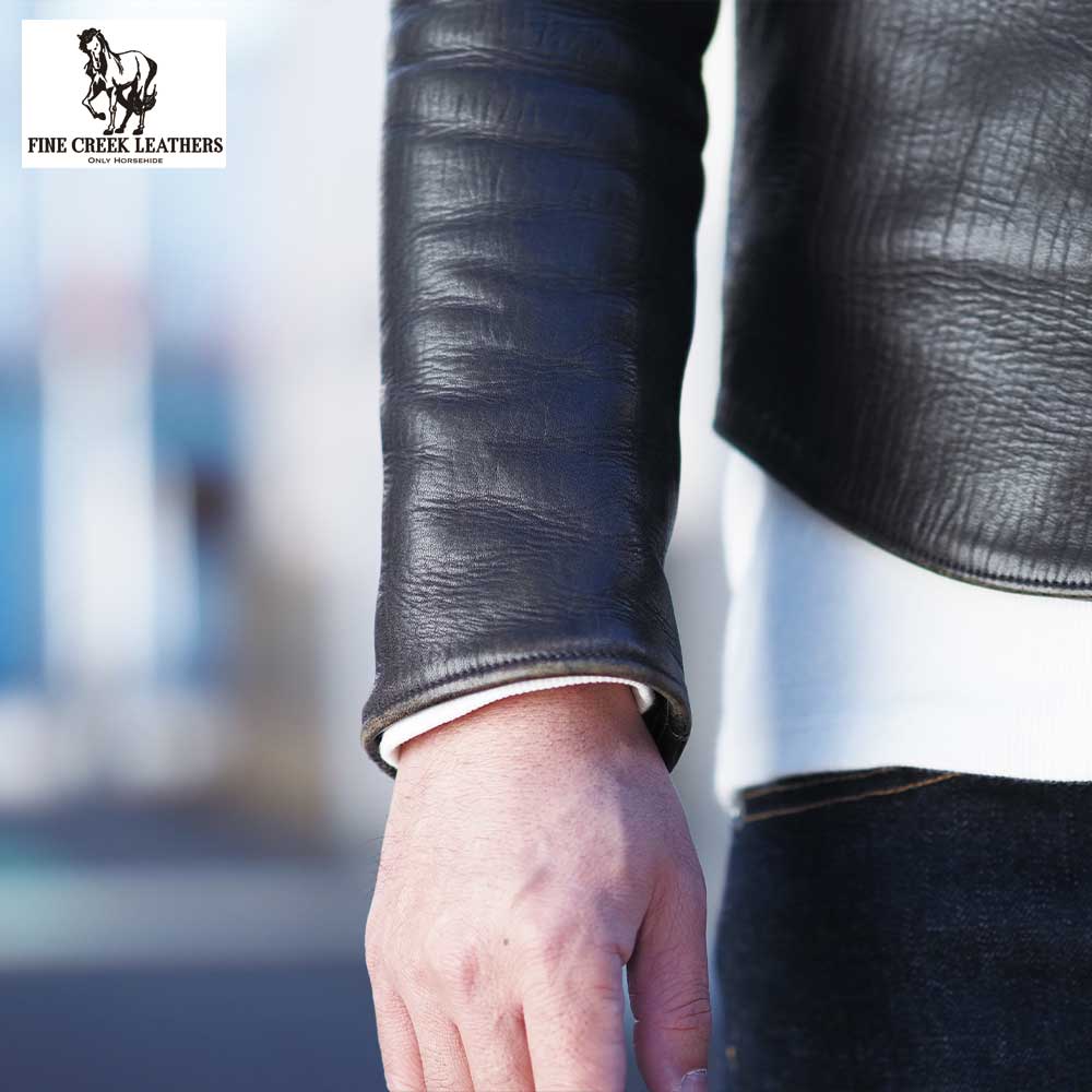 ͽ 2025SS  FCJK018 Richard (36-42) / BLACK / FINECREEK LEATHERS ե󥯥꡼쥶