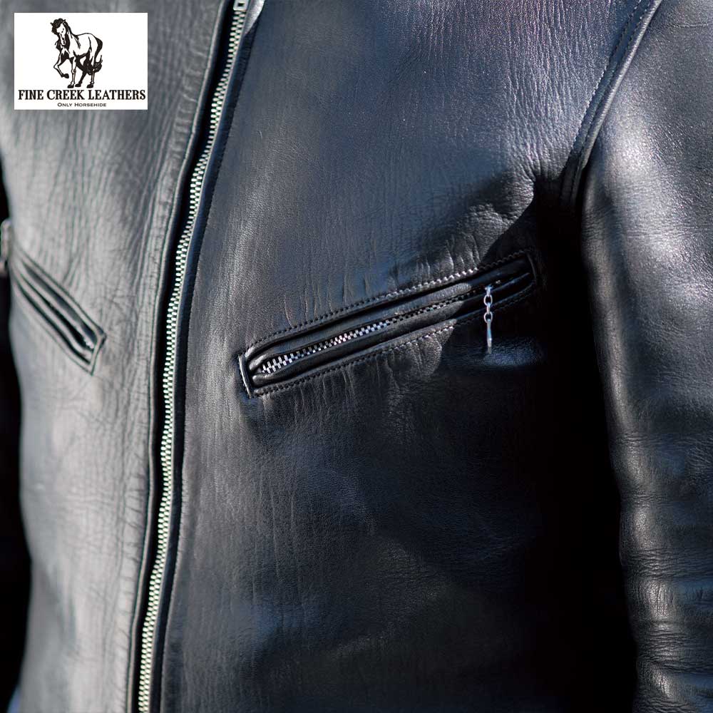 ͽ 2025SS  FCJK018 Richard (36-42) / BLACK / FINECREEK LEATHERS ե󥯥꡼쥶