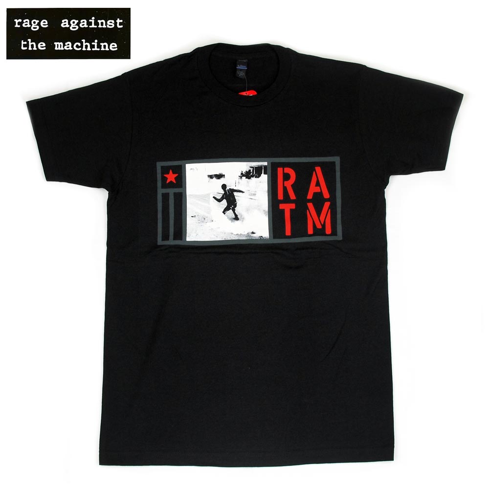 " SMOKE GRENADA " " RAGE AGAINST THE MACHINE  " Tee