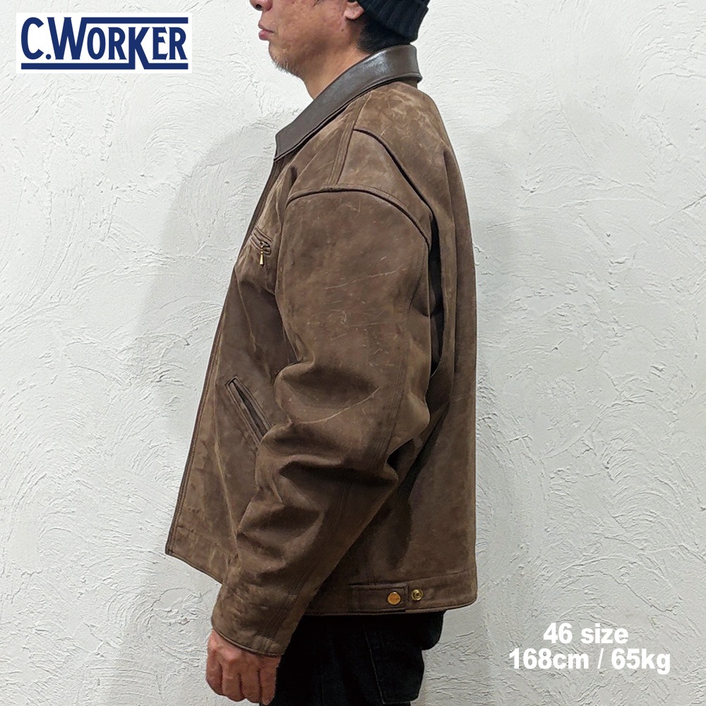 ͽ����2026SS CWJK034 STEEL (46/48) / BROWN / CWORK �������