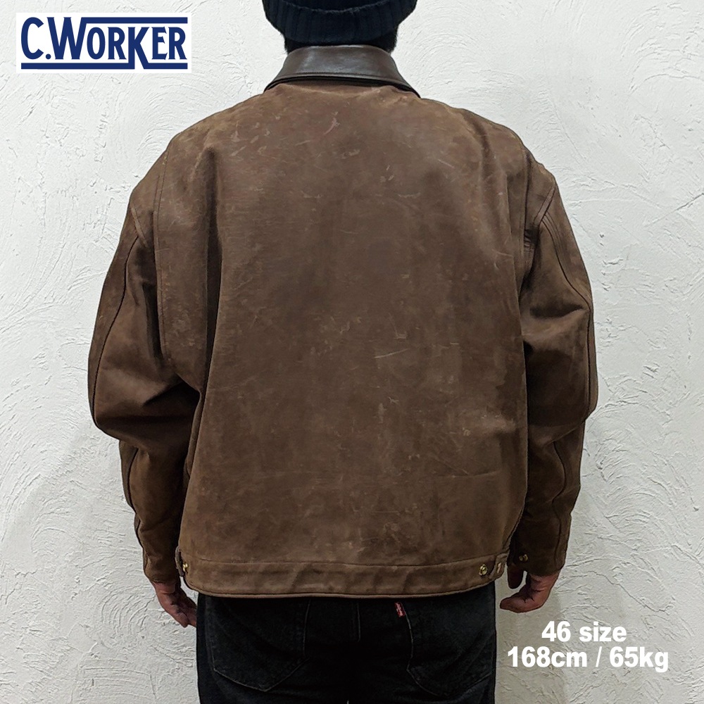 ͽ����2026SS CWJK034 STEEL (46/48) / BROWN / CWORK �������