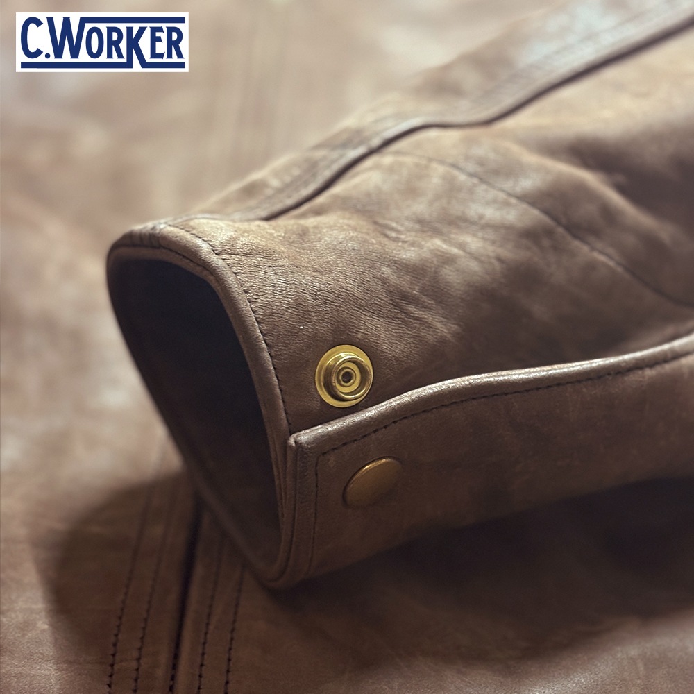 ͽ����2026SS CWJK034 STEEL (46/48) / BROWN / CWORK �������