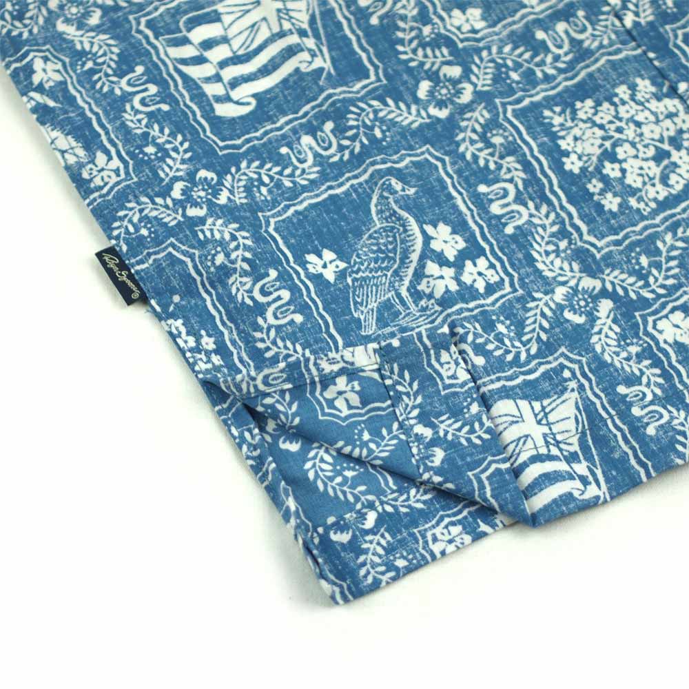 Lee �� REYN SPOONER �꡼ �� �쥤�󥹥ס��ʡ� OPEN COLLOR SHIRTS (BLUE)