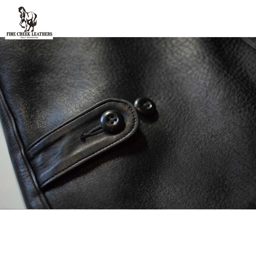 ͽ����2025AW��FINECREEK LEATHERS �ե����󥯥꡼���쥶����  FCCO001  Gilmour  / BLACK