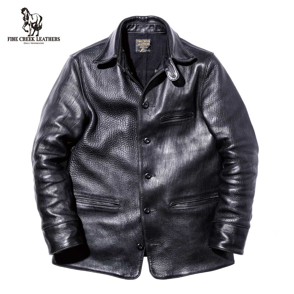 ͽ����2025AW��FINECREEK LEATHERS �ե����󥯥꡼���쥶����  FCCO001  Gilmour  / BLACK