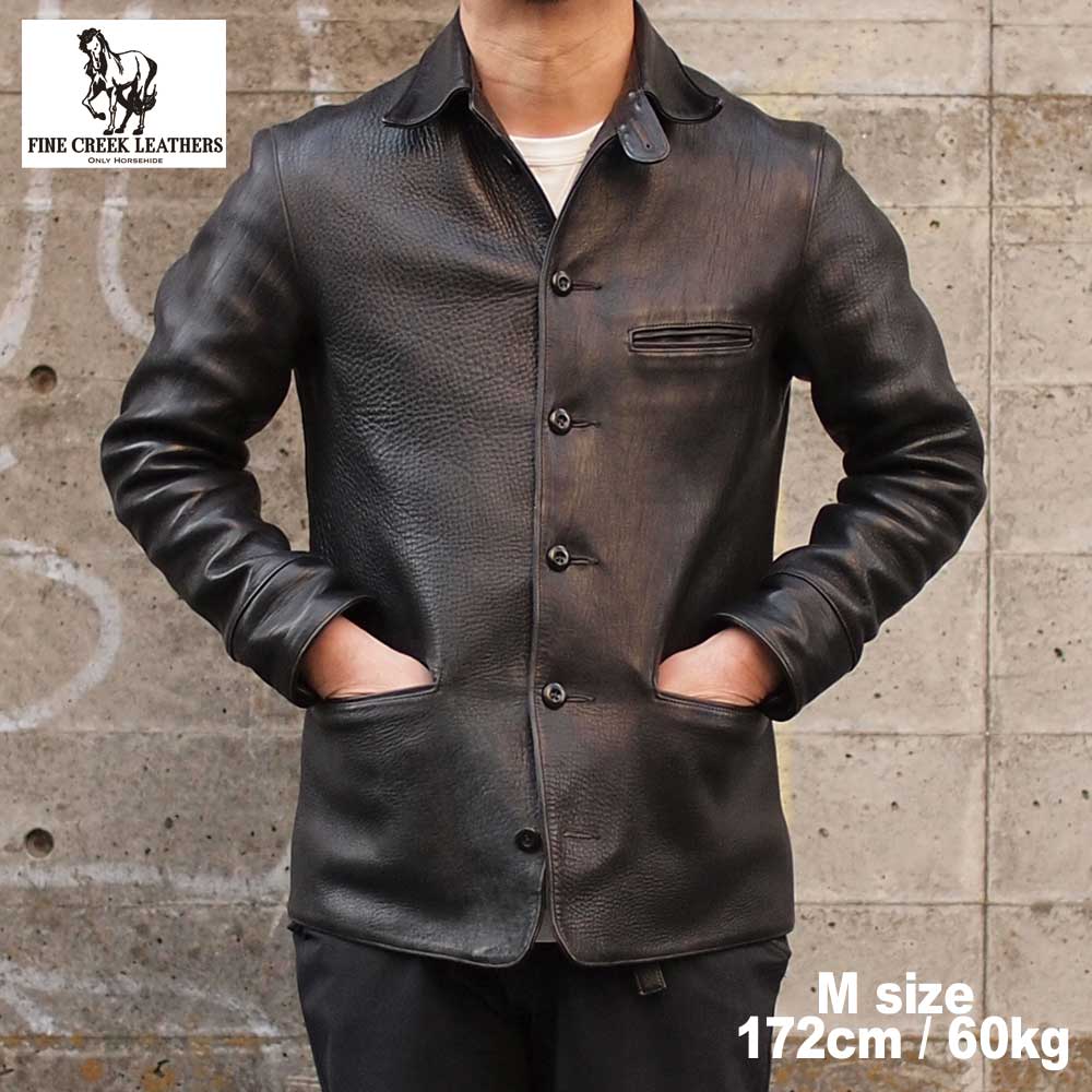 ͽ����2025AW��FINECREEK LEATHERS �ե����󥯥꡼���쥶����  FCCO001  Gilmour  / BLACK