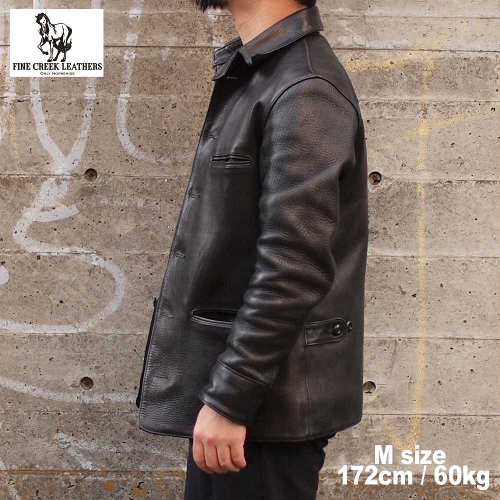 ͽ����2025AW��FINECREEK LEATHERS �ե����󥯥꡼���쥶����  FCCO001  Gilmour  / BLACK