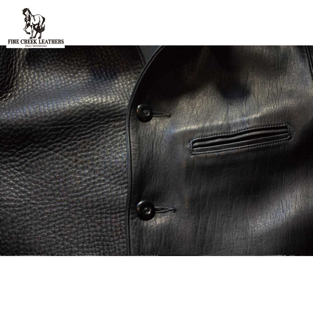 ͽ����2025AW��FINECREEK LEATHERS �ե����󥯥꡼���쥶����  FCCO001  Gilmour  / BLACK