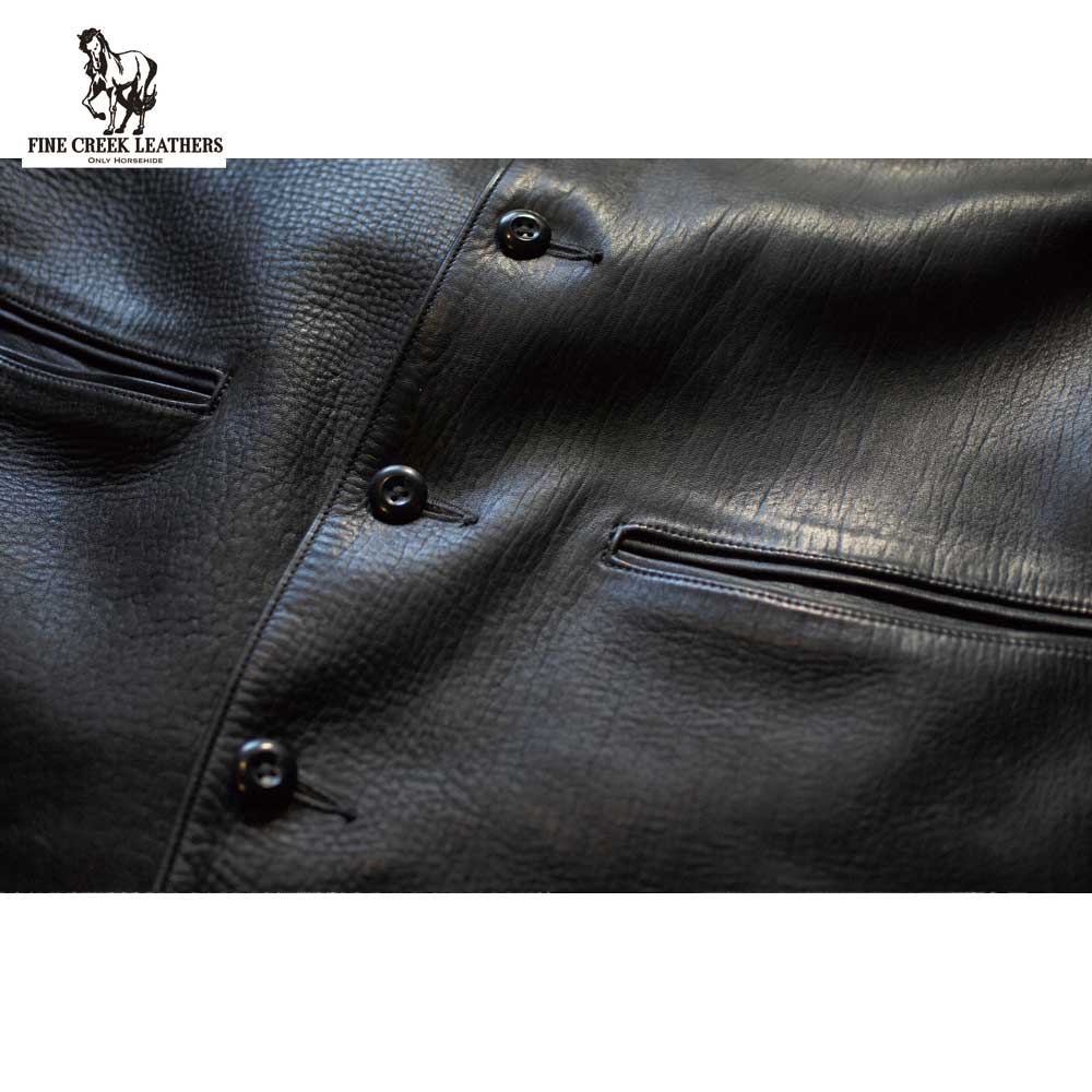 ͽ����2025AW��FINECREEK LEATHERS �ե����󥯥꡼���쥶����  FCCO001  Gilmour  / BLACK