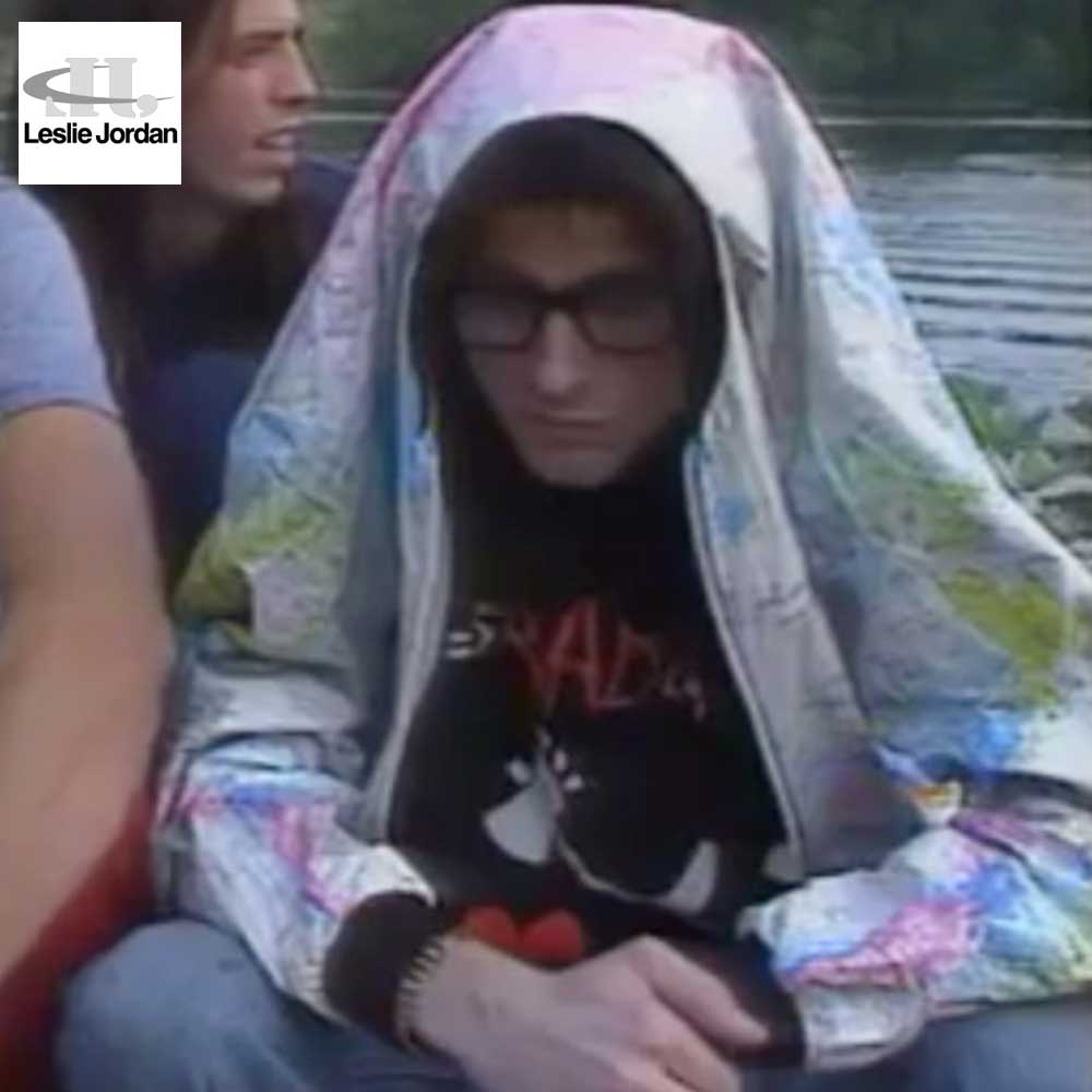 LESLIE JORDAN �쥹�꡼���硼���� WORLD MAP TYVEK JACKET �����٥å����㥱�å�