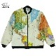 LESLIE JORDAN �쥹�꡼���硼���� WORLD MAP TYVEK JACKET �����٥å����㥱�å�