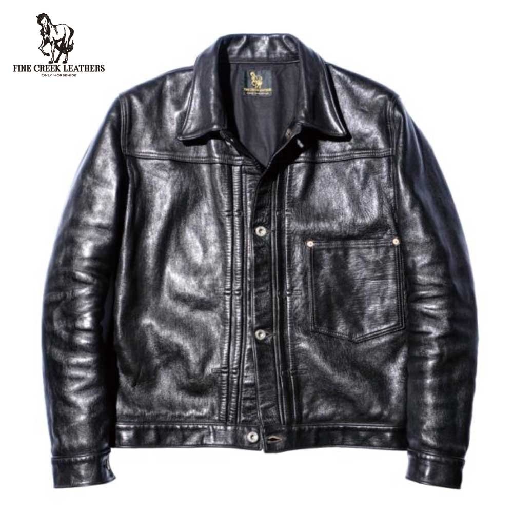 ͽ����2025AW FINECREEK LEATHERS  FCJK026  Richmond S66 / BLACK
