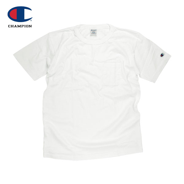 Champion �����ԥ��� T1011 POCKET-Tee MADE IN USA / WHITE