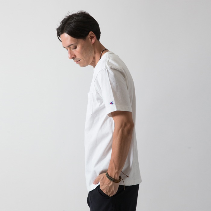 Champion �����ԥ��� T1011 POCKET-Tee MADE IN USA / WHITE