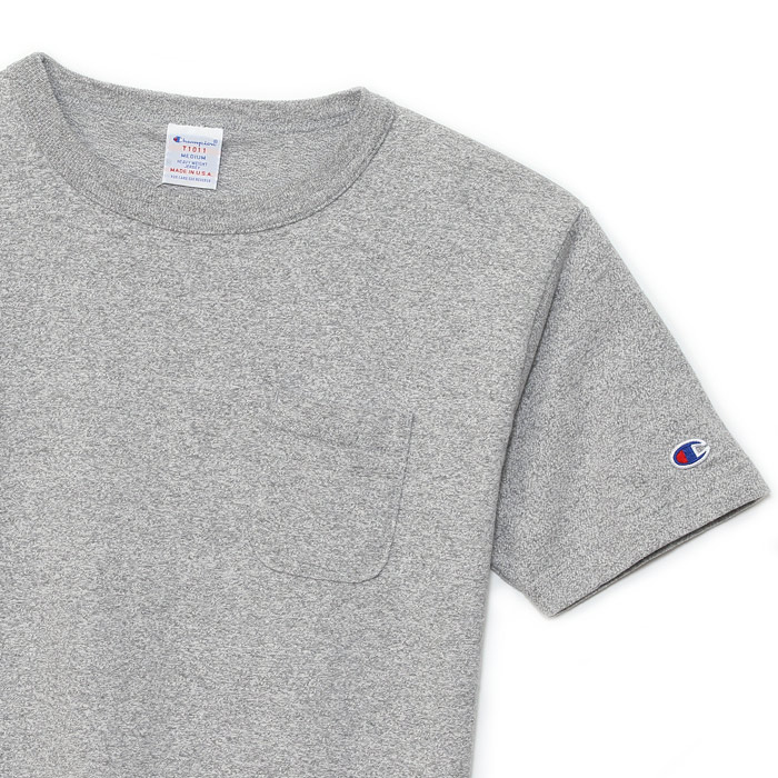 Champion �����ԥ��� T1011 POCKET-Tee MADE IN USA / GRAY