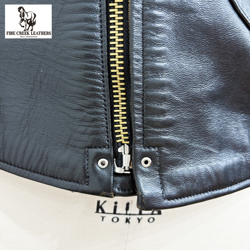 ͽ���� 2025AW FCJK035 Tapout / BLACK / FINECREEK LEATHERS �ե����󥯥꡼���쥶����