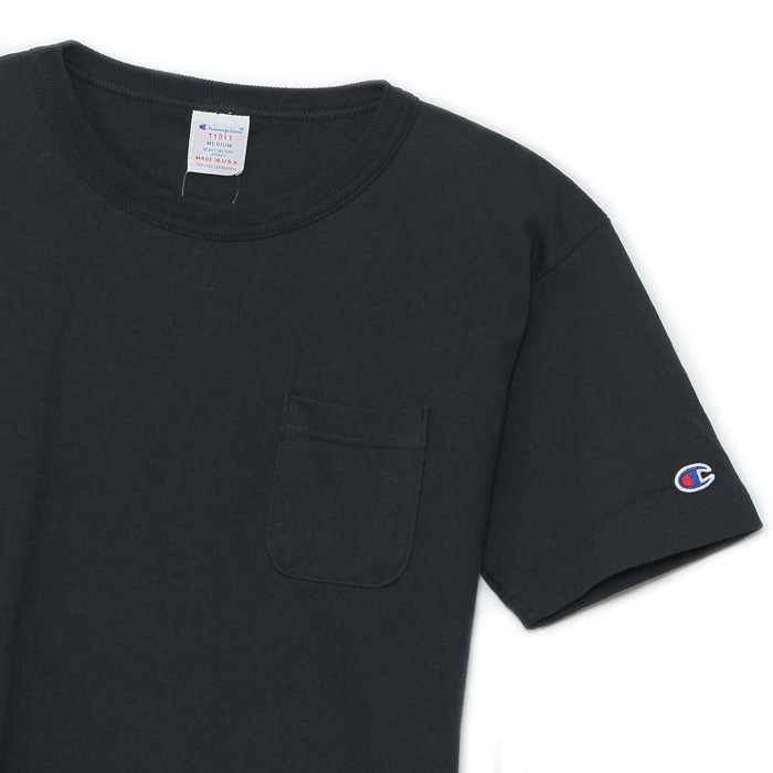Champion �����ԥ��� T1011 POCKET-Tee MADE IN USA / NAVY