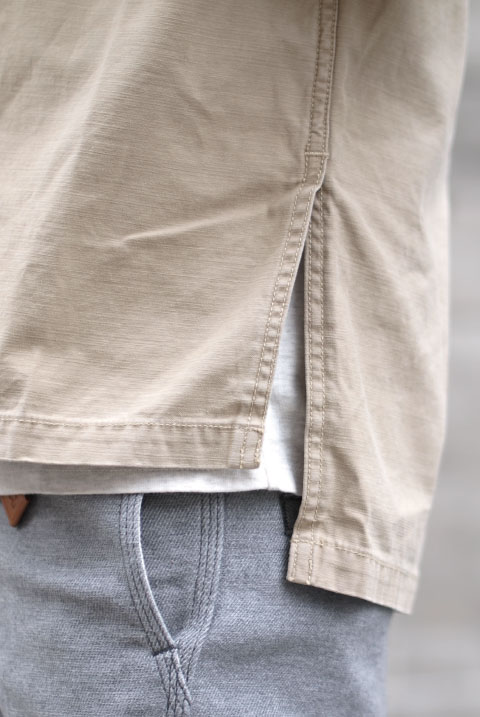 OVEROUT �����С������ȡ�MILITARY SHIRTS���ߥ꥿�꡼����� (BEIGE)