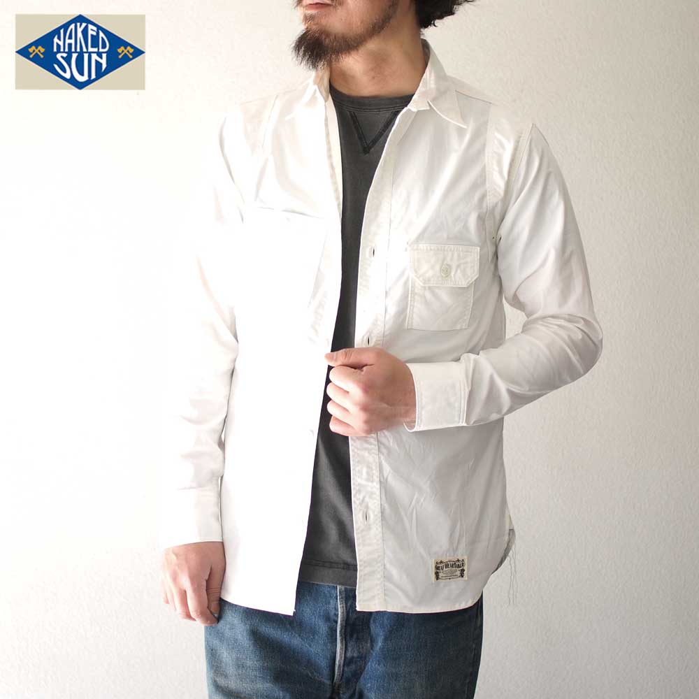 NAKED SUN ͥåɥ CYPRESS "DENEBORA" PLAY SHIRTS  WHITE