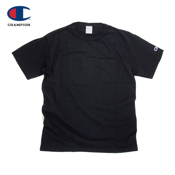 Champion �����ԥ��� T1011 POCKET-Tee MADE IN USA / BLACK