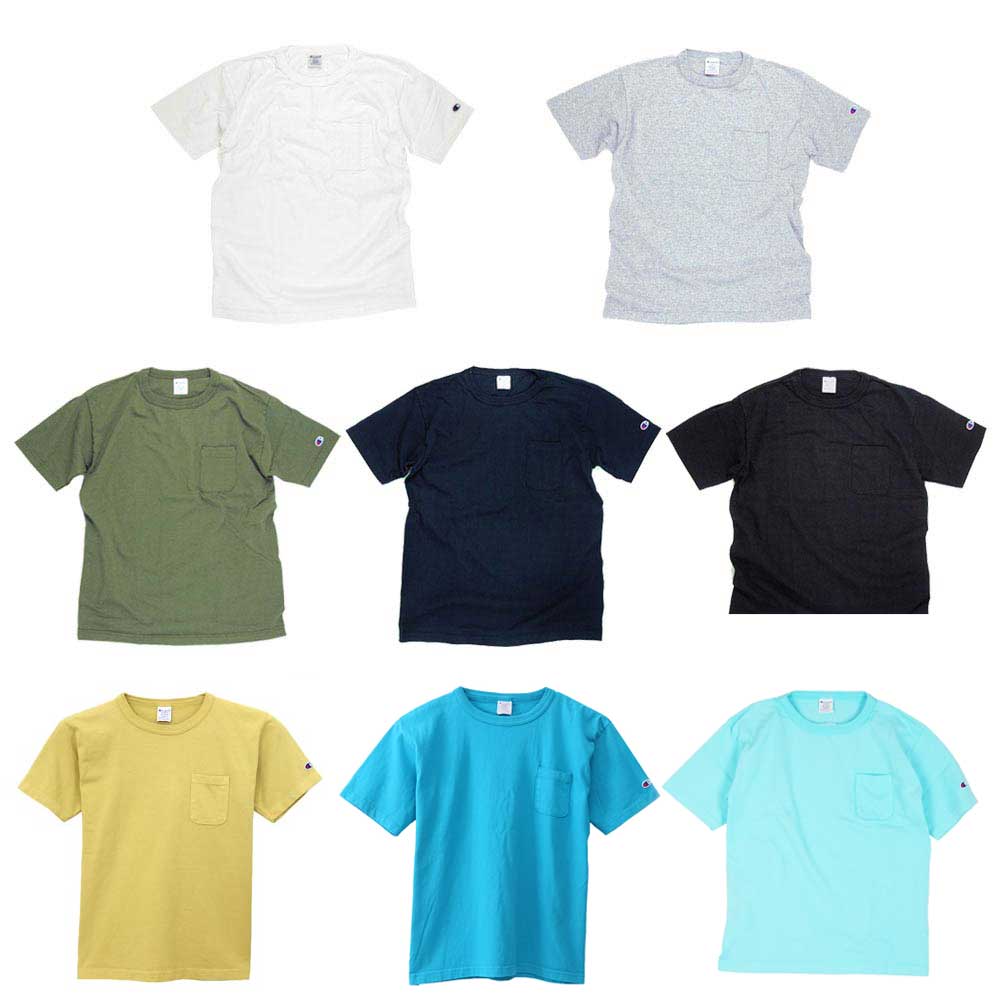 Champion �����ԥ��� T1011 POCKET-Tee MADE IN USA / BLACK