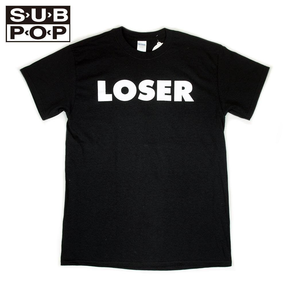 SUB POP ���֥ݥå� S/S PRINT TEE  LOSER / BLACK