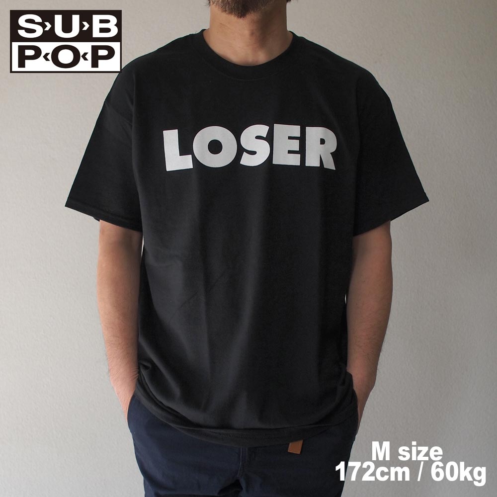 SUB POP ���֥ݥå� S/S PRINT TEE  LOSER / BLACK