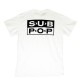 SUB POP ���֥ݥå� S/S PRINT TEE  LOSER / WHITE
