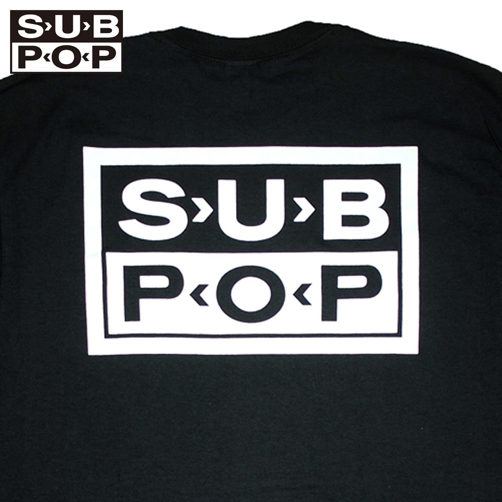 SUB POP ���֥ݥå� S/S PRINT TEE  NO COMMENT / BLACK