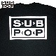 SUB POP ���֥ݥå� S/S PRINT TEE  NO COMMENT / BLACK