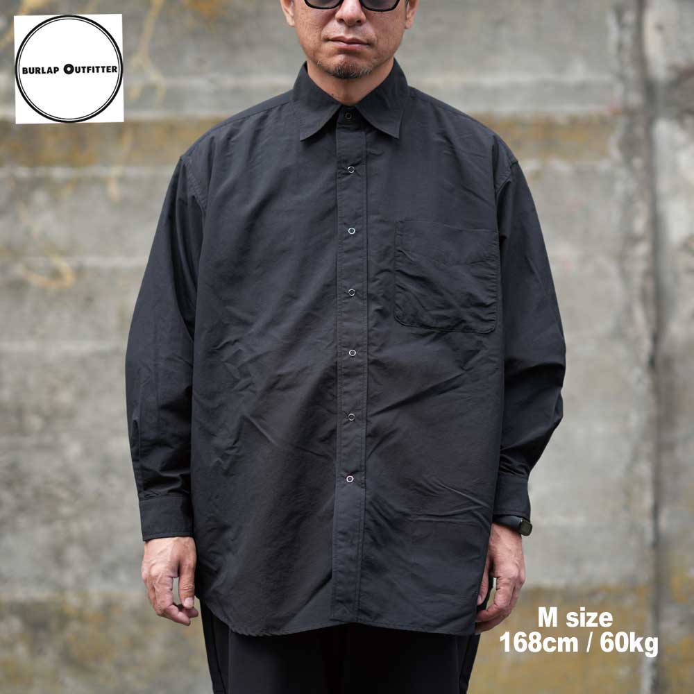 L/S B.B SHIRT / BLACK / Burlap Outfitter �С���åץ����ȥե��å���