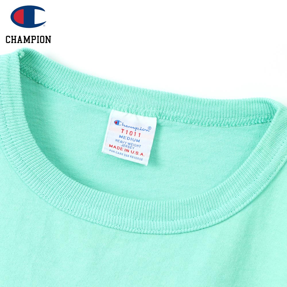 Champion �����ԥ��� T1011 POCKET-Tee MADE IN USA / M.GREEN