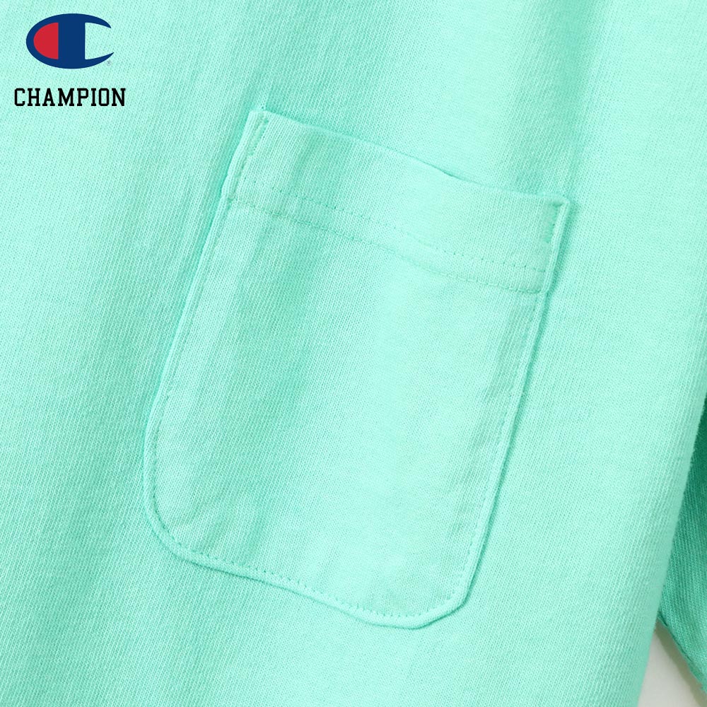 Champion �����ԥ��� T1011 POCKET-Tee MADE IN USA / M.GREEN