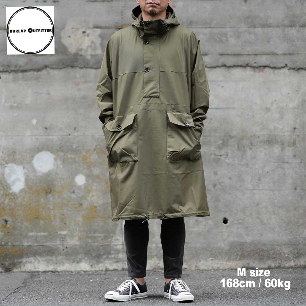 PLW CAGOULE / OLIVE DRAB / Burlap Outfitter �С���åץ����ȥե��å���